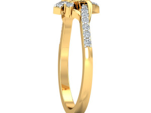 diamond ring for ladies 3D 打印模型