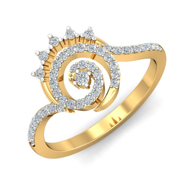 diamond ring for ladies 3D 打印模型 .c4d .max .obj .3ds .fbx .stl .blend