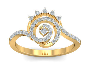 diamond ring for ladies 3D 打印模型