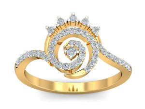 diamond ring for ladies 3D Print Model