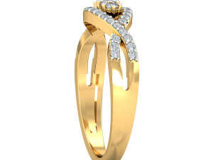diamond ring for ladies Modèles 3D en vedette