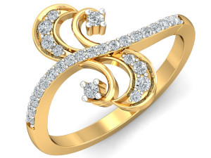 diamond ring for ladies Modèles 3D en vedette