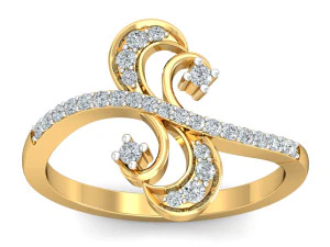 diamond ring for ladies 3D Print Model