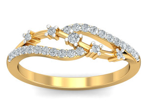 diamond ring for ladies Model Cetak 3D