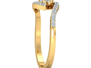 diamond ring for ladies 3D Print Model