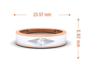 diamond couple ring 3D Print Model