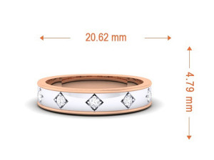 diamond couple ring 3D-printmodel