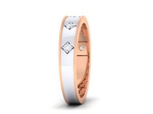 diamond couple ring 3D-printmodel