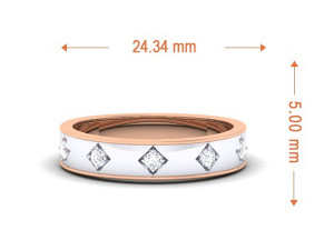 diamond couple ring 3D-printmodel