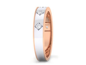 diamond couple ring 3D Print Model