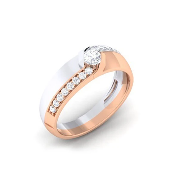 diamond couple ring 3D Print Model .c4d .max .obj .3ds .fbx .stl .blend 