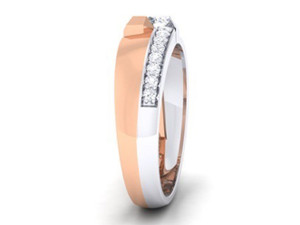 diamond couple ring Modèles 3D en vedette
