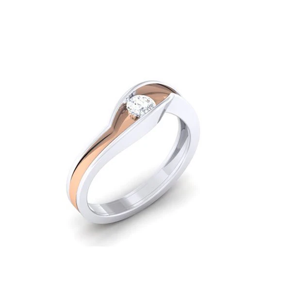 diamond couple ring 3D Print Model .c4d .max .obj .3ds .fbx .stl .blend 