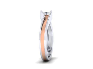 diamond couple ring 3D Print Model