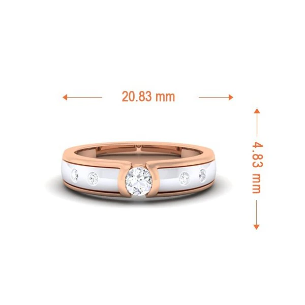 diamond couple ring 3D Print Model .c4d .max .obj .3ds .fbx .stl .blend
