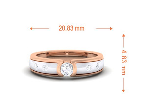 diamond couple ring Modèles 3D en vedette