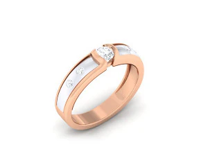 diamond couple ring 3D Print Model