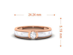 diamond couple ring 3D Print Model