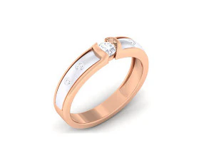 diamond couple ring 3D Print Model