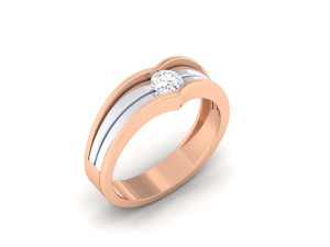 diamond couple ring 3D प्रिंट मॉडल