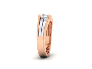diamond couple ring 3D Print Model