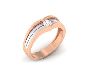 diamond couple ring 3D 打印模型