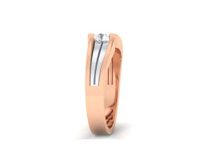 diamond couple ring 3D Print Model