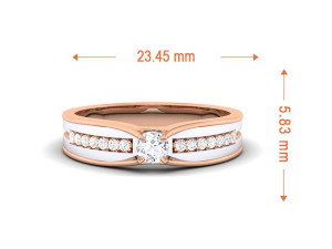 diamond couple ring Modèles 3D en vedette