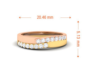 diamond couple ring Modello di stampa 3D