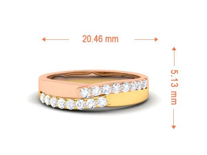 diamond couple ring 3D Print Model