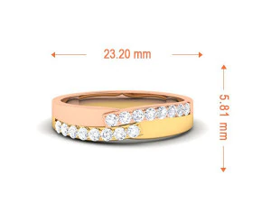 diamond couple ring 3D Print Model