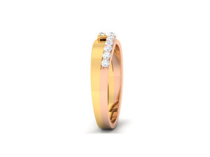 diamond couple ring Modello di stampa 3D