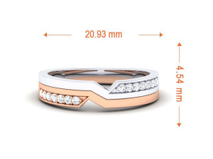 diamond couple ring Modello di stampa 3D