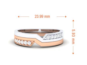 diamanten koppelring 3D printmodel