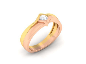 diamond couple ring 3D-Druckmodell