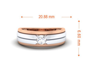 diamond couple ring 3D प्रिंट मॉडल
