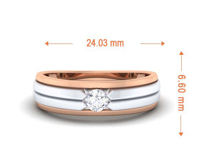 diamond couple ring 3D प्रिंट मॉडल