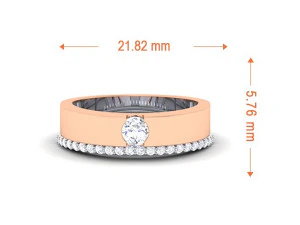diamond couple ring 3D Print Model