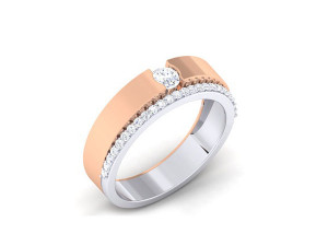 diamond couple ring 3D प्रिंट मॉडल