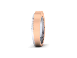 diamond couple ring 3D Print Model