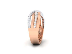 diamond couple ring 3D Print Model