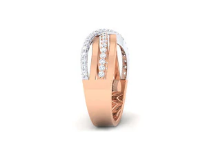 diamond couple ring 3D Print Model