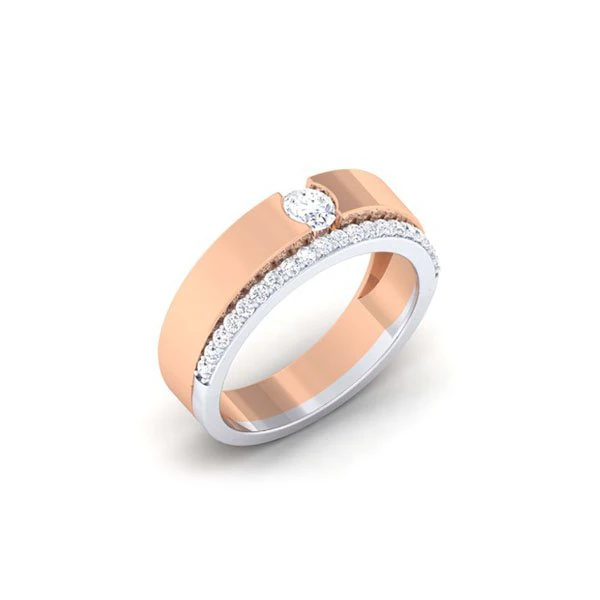 diamond couple ring 3D Print Model .c4d .max .obj .3ds .fbx .stl .blend 