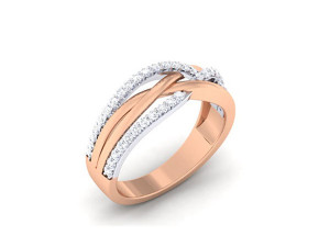 diamond couple ring 3D Print Model