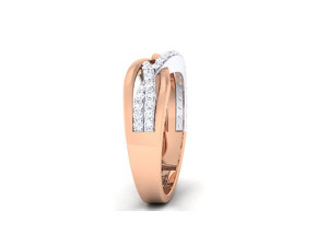 diamond couple ring 3D 打印模型