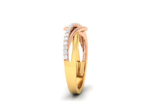 diamond couple ring 3D Print Model