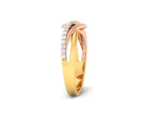 diamond couple ring 3D Print Model
