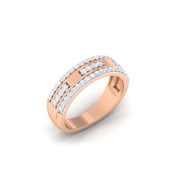 diamond couple ring 3D Print Model .c4d .max .obj .3ds .fbx .stl .blend 