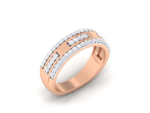 diamond couple ring 3D 프린트 모델