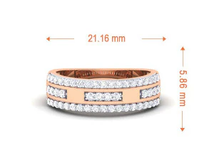 diamond couple ring 3D Print Model